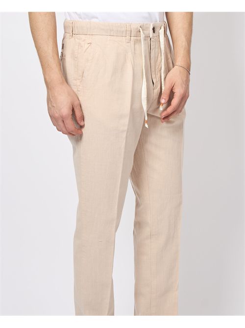 Pantaloni da uomo Yes Zee in misto lino YES ZEE | P670-PW000222